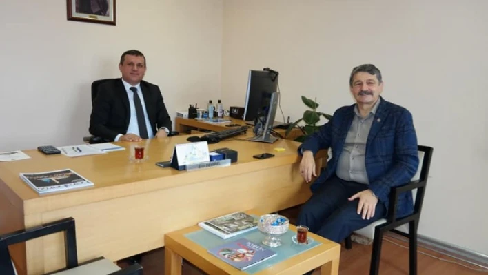 Akın,  Halk Bankasını ziyaret etti