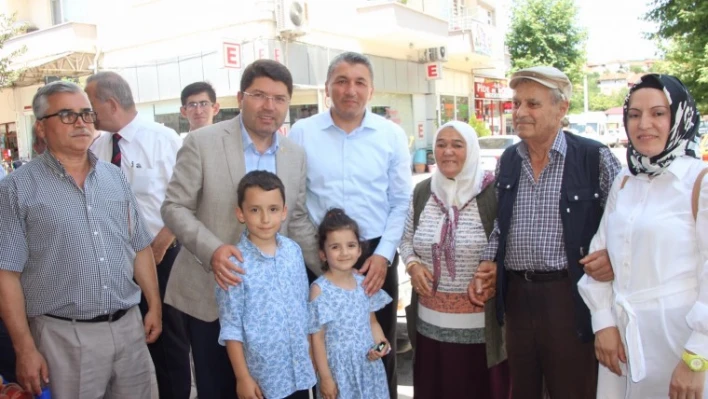 Tunç'tan Kozcağız Hasankadı ve Kumluca'ya teşekkür ziyaretleri