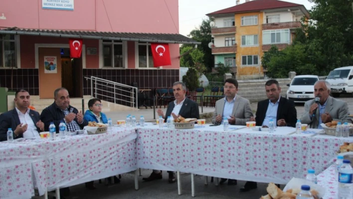 Tunç, Kurtköy geleneksel halk iftarına katıldı