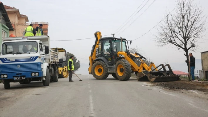 Türbeyolu onarılıyor