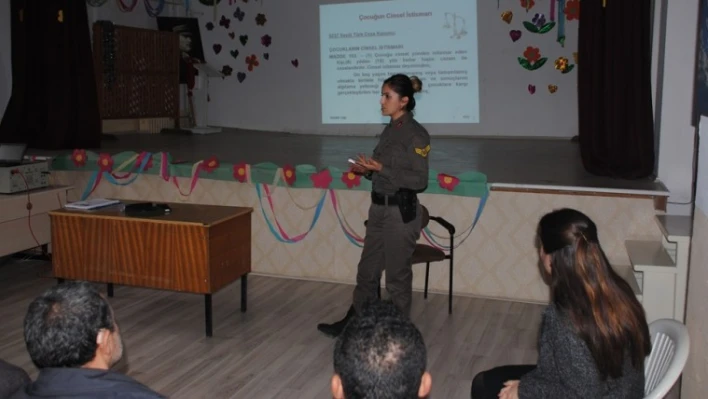 Jandarmadan ailelere ve öğrencilere seminer
