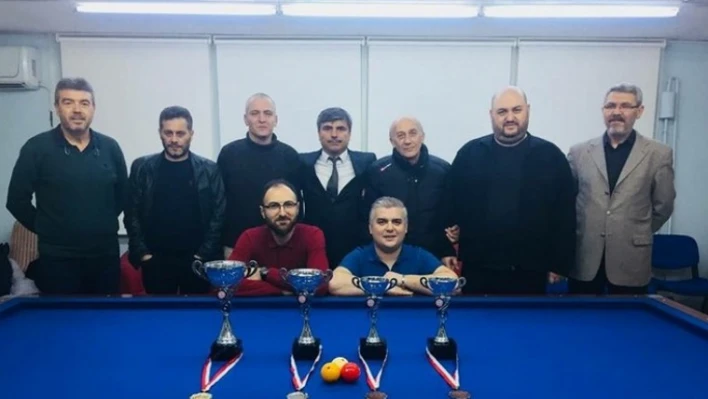 Bilardo İl Birinciliği müsabakaları tamamlandı