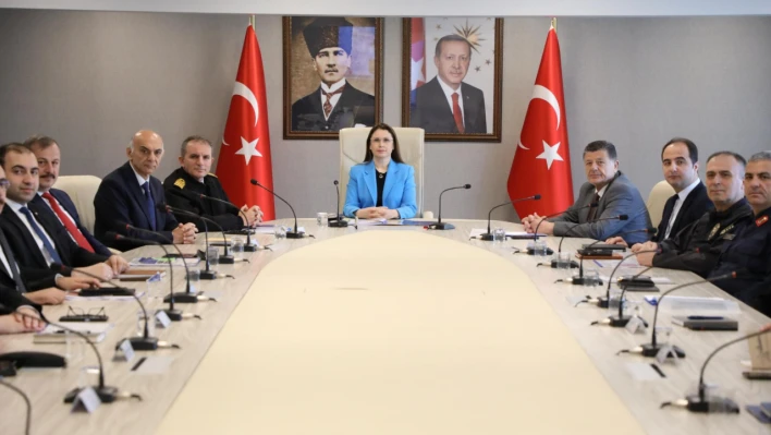 Güvenlik ve asayiş çalışmaları görüşüldü