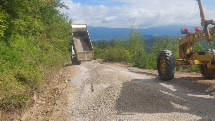 İl Özel İdaresi yol çalışmalarına devam ediyor
