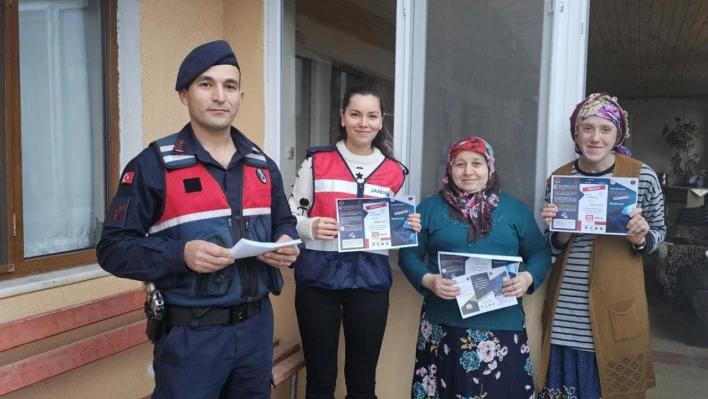 Jandarma'dan uyarı  'Dolandırıcılara karşı dikkatli olalım'