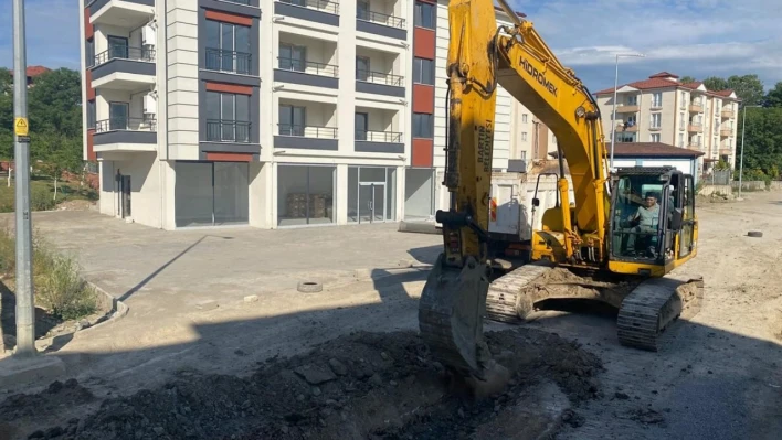 Karaköy Mahallesi 287. Sokak'ta altyapı çalışması