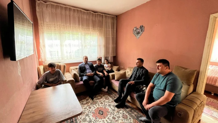 Kaymakam Kadiroğlu hane ziyaretlerinde bulundu