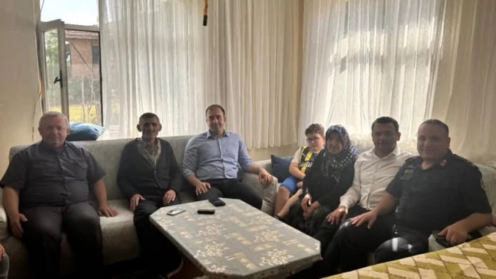 Kaymakam Kadiroğlu hanelere konuk oldu