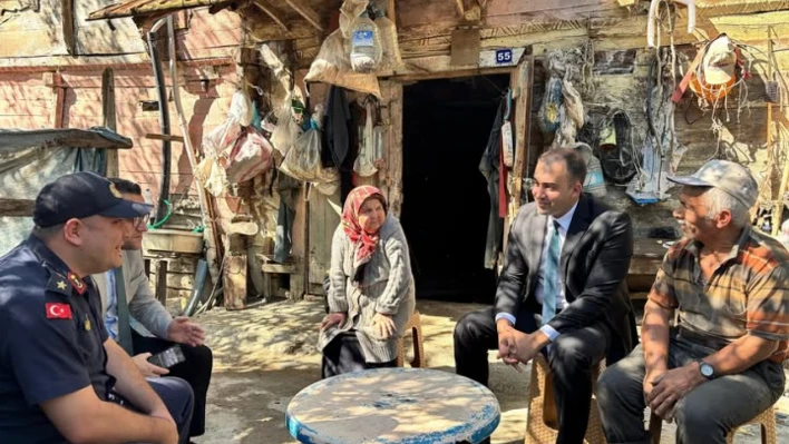 Kaymakam Kadiroğlu'ndan Ailelere Ziyaret ve Destek Sözü