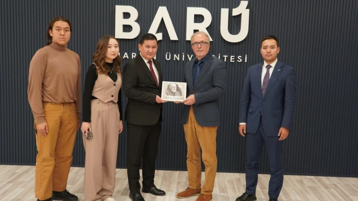 Kazakistan İstanbul Başkonsolosu Amankul, BARÜ'yü ziyaret etti