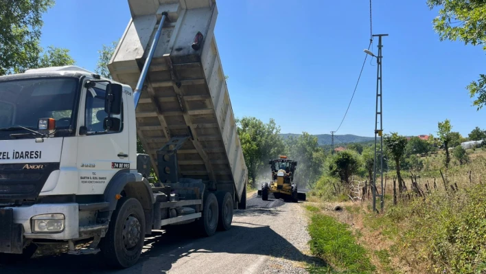 Köy yollarında asfalt seferberliği