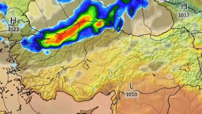 Meteoroloji'den Bartın İçin Sağanak Alarmı