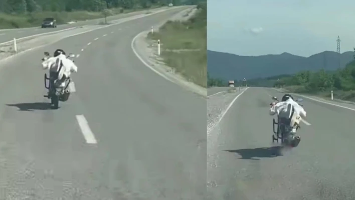 Motosiklet Sürücüsüne 45 Bin Lira Ceza