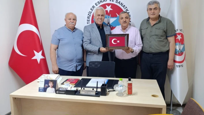 Naci Camfener'den Terziler Odası Başkanı Kaymakçı'ya ziyaret