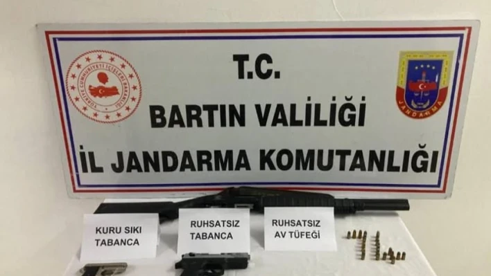 Okçular'da silah operasyonu
