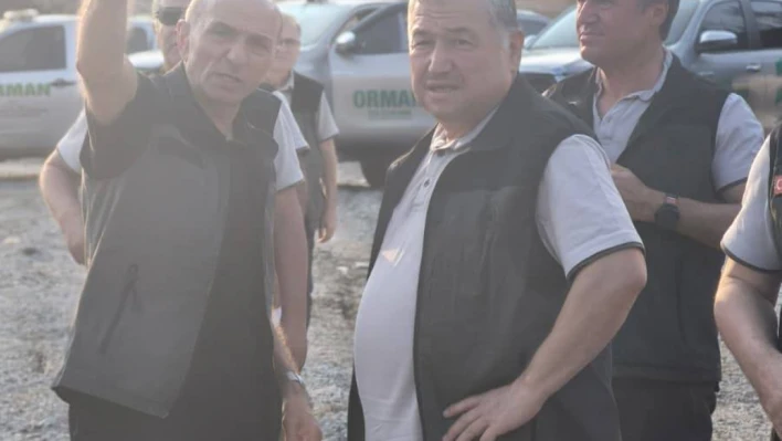 Orman yangınlarında son durum değerlendirildi