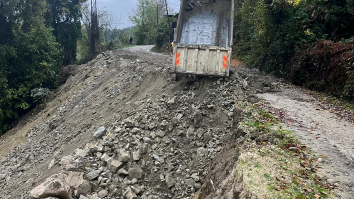 Özel İdareden Asfalt, Tahkimat ve Temizlik Çalışmaları