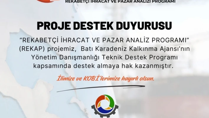 REKAP Projesi destek almaya hak kazandı