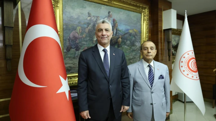 Salmanoğlu'ndan Ticaret Bakanı'na ziyaret