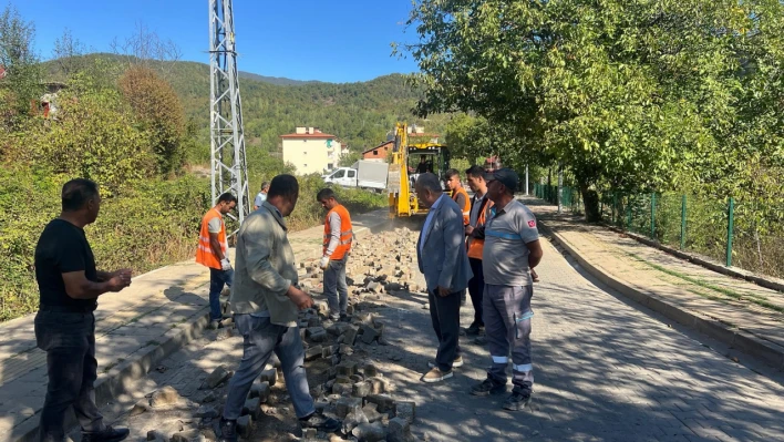 Samat Mahallesi TOKİ'de doğalgaz kazıları başladı
