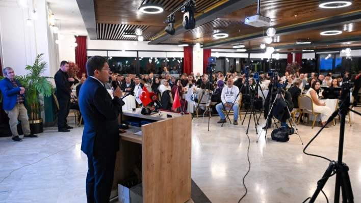 Tunç mesajlarını BARFED'in 'Eğitime Katkı Programı'ndan Verdi