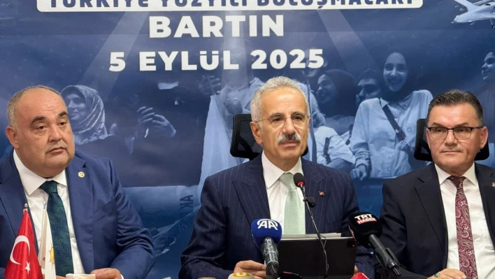 Ulaştırma Bakanı Uraloğlu Bartın'da