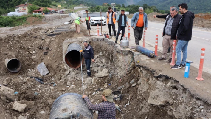 Ulupınar su isale hattı start aldı