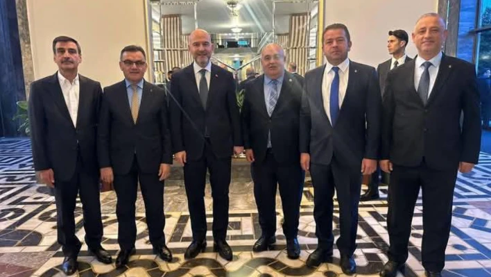 Uraloğlu ve Soylu ile bir araya geldiler