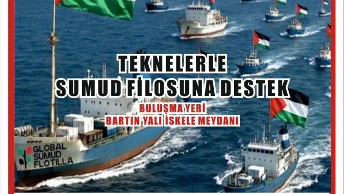 Yalı İskele Meydanı'ndan Gazze'ye Destek
