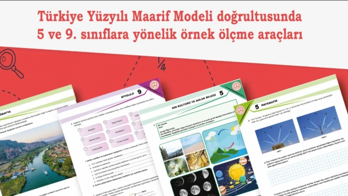 Yeni müfredata uygun örnek ölçme araçları yayımlandı