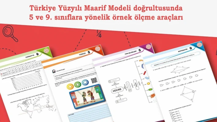 Yeni müfredata uygun örnek ölçme araçlarının 4.'sü yayımlandı