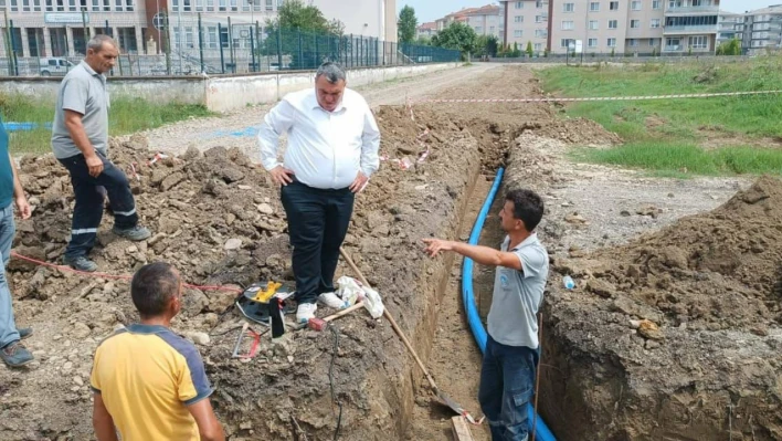 Yeni yerleşim yerlerine su hattı