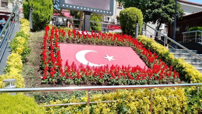 Yeşil alanlar renklendi