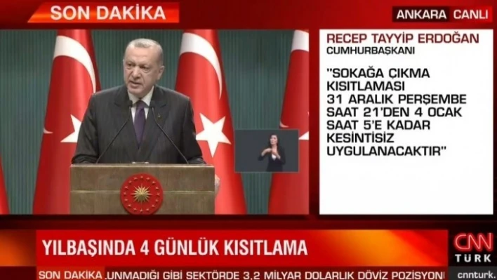 Yılbaşında kaç gün Sokağa çıkma yasağı uygulanacak