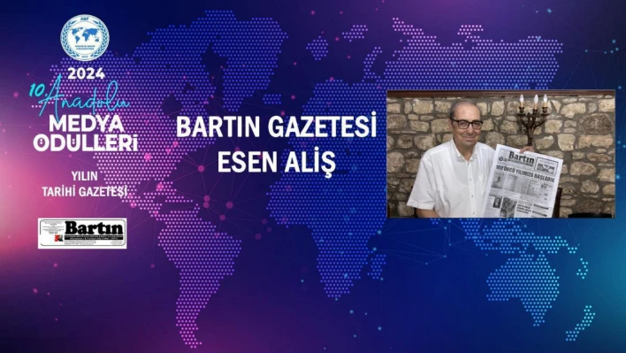 Yılların Gazetesi Bartın Gazetesi ödüle layık görüldü