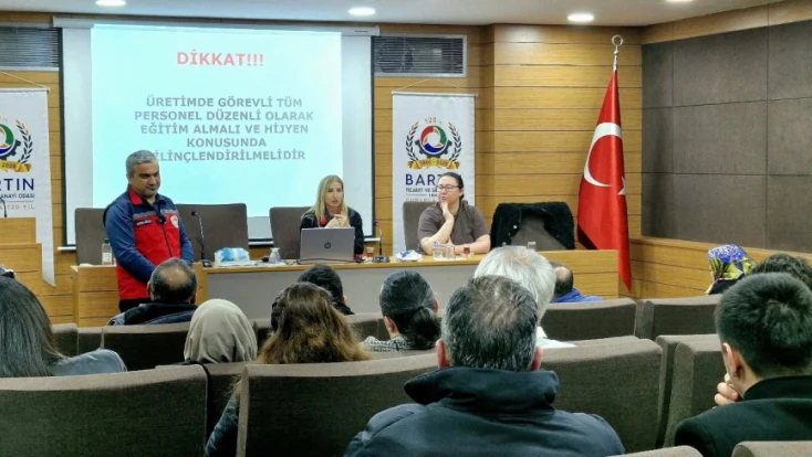 Bartın’da 225 Gıda Personeline Hijyen Sertifikası