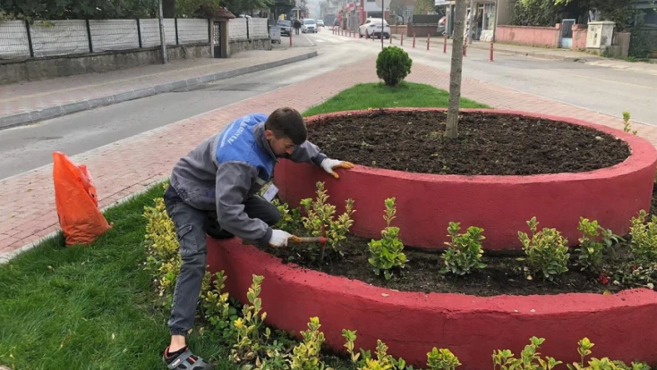 Bartın’da Yeşil Alanlar Güzelleştiriliyor