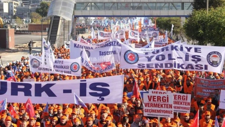 Bartınlı işçiler de Ankara’da “Zordayız Geçinemiyoruz” mitingine  katıldı