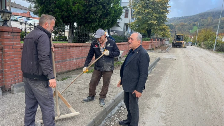 Başkan Uzun Çalışmaları Yerinde İnceledi