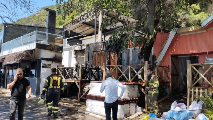 İnkumu Teras’ta yangın