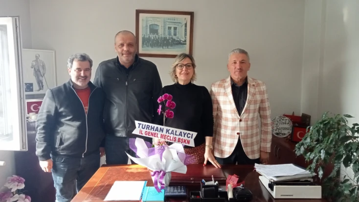 Kalaycı ve Boran’dan Başkan Karaman’a Tebrik Ziyareti