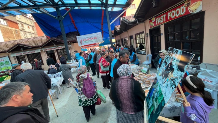 Kozcağız’da Filistin İçin Dayanışma Rüzgarı Esti