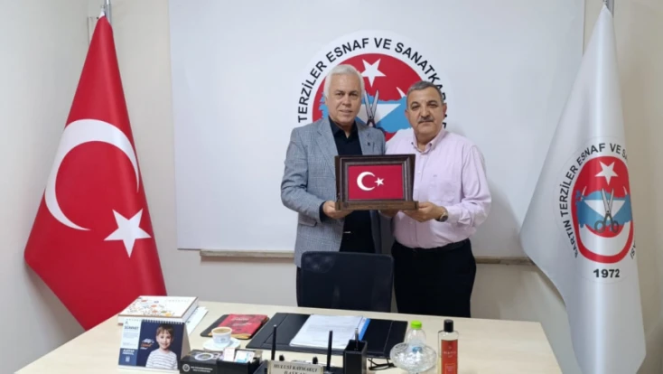 Naci Camfener’den Terziler Odası Başkanı Kaymakçı’ya ziyaret