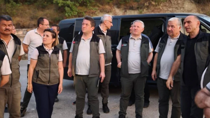 Orman yangınlarında son durum değerlendirildi