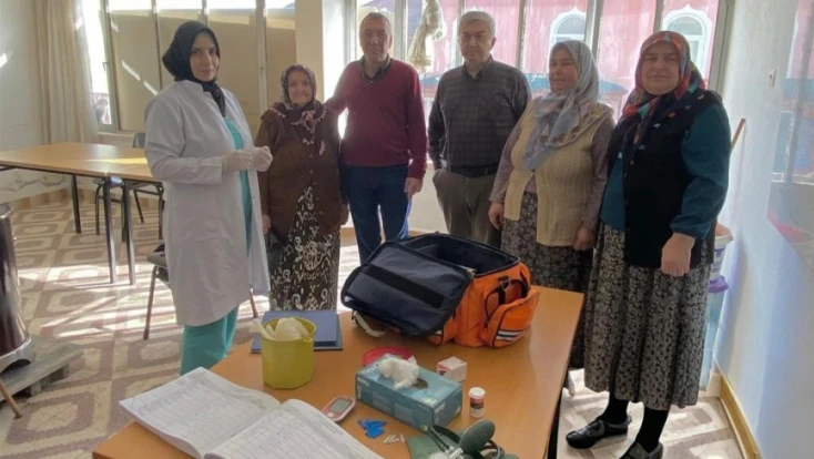 Sağlık Ekipleri Çamaltı, Çayır ve Çöpbey’de