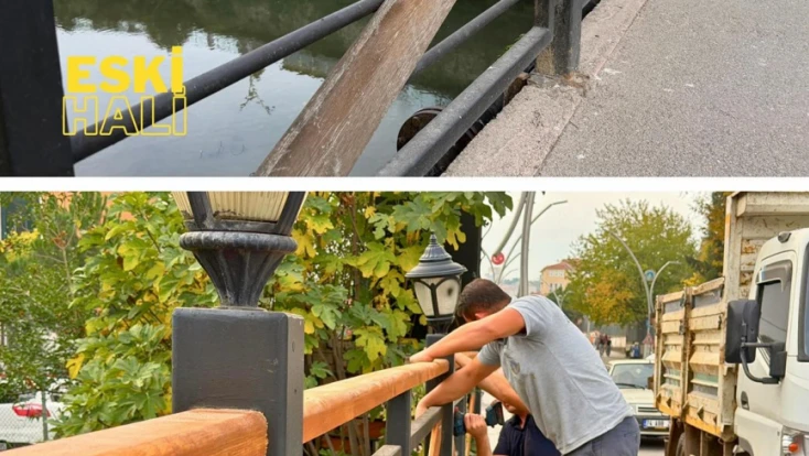 Tarihi Köprü Daha Estetik ve Güvenli Hale Getirildi