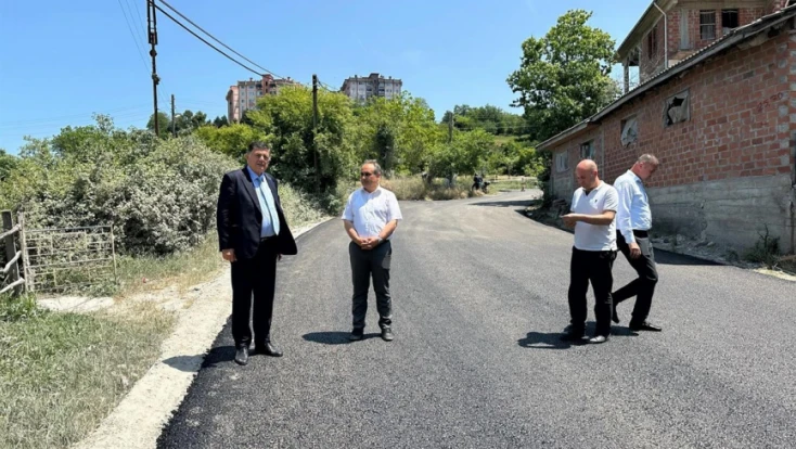 TOKİ Köprüsü ile Dallıca arası asfaltlandı