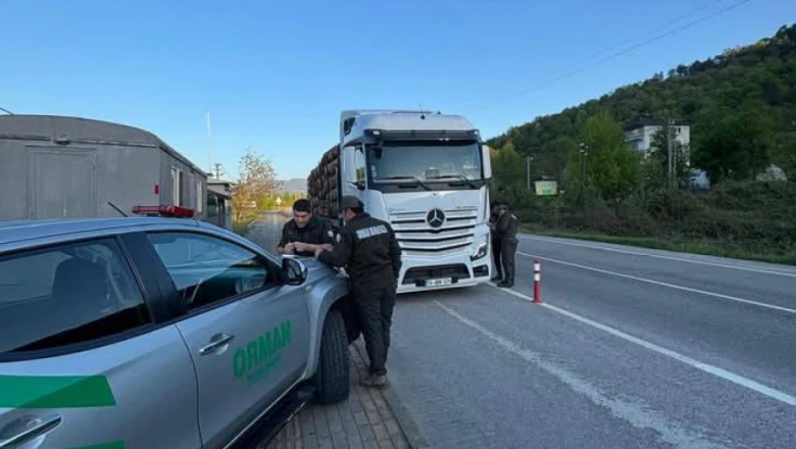 Ulus'ta orman emvali denetimi