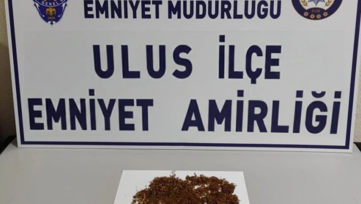Ulus’ta Uyuşturucu Operasyonu