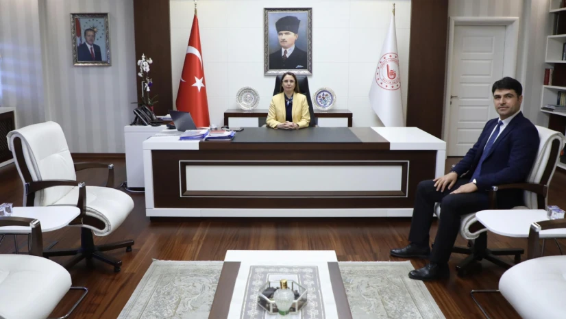 13. Bölge Müdürü Yegin'den Vali Arslan'a ziyaret